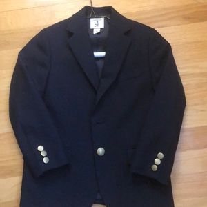 Boys navy blue sport coat / blazer